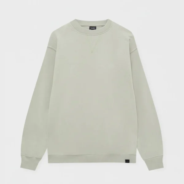 Athletic Sweatshirt - Performance Cotton Blend Gray
