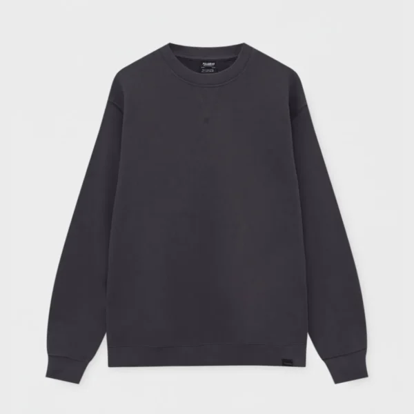 Casual Sweatshirt - Relaxed Fit Everyday Pullover Navy