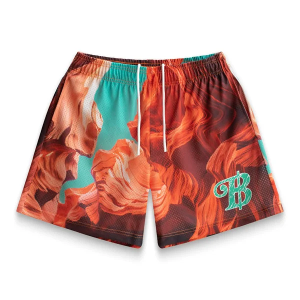 Oversized Athletic Shorts - Streetwear Style Loose Shorts Navy