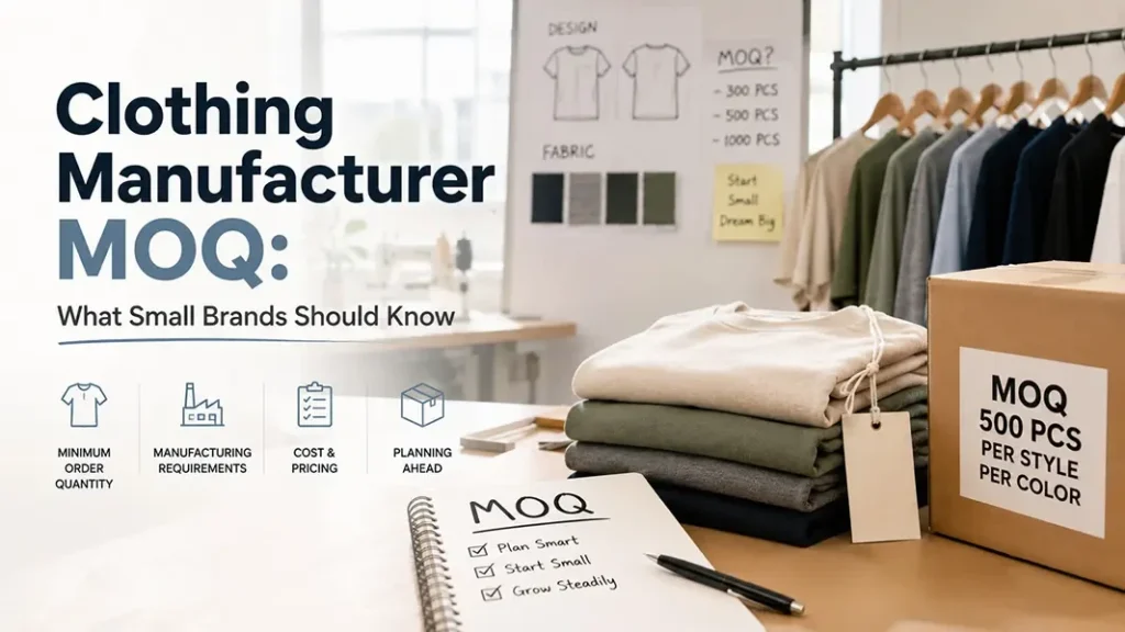 Clothing Manufacturer MOQ: What Small Brands Should Know Five Oceans Garment Clothing Manufacturer MOQ: What Small Brands Should Know clothing manufacturer moq what small brands should know custom outerwear apparel manufacturer factory