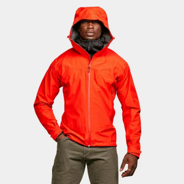 Men's Athletic Rain Jacket - Sports Performance Shell Red