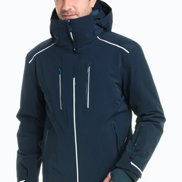 Men's Backcountry Ski Jacket - Freeride Shell Coat with RECCO Black