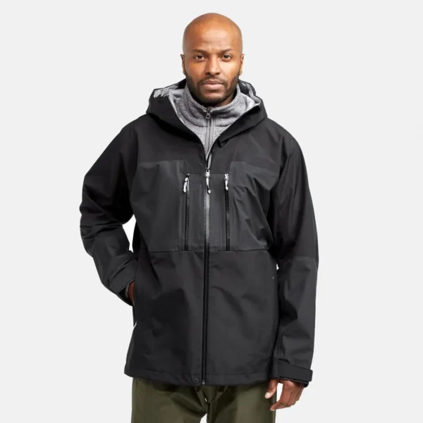 Men's Casual Rain Jacket - Everyday Urban Shell Black