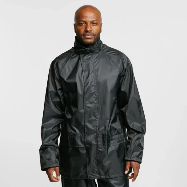 Men's City Rain Jacket - Street Style Shell Coat Grey