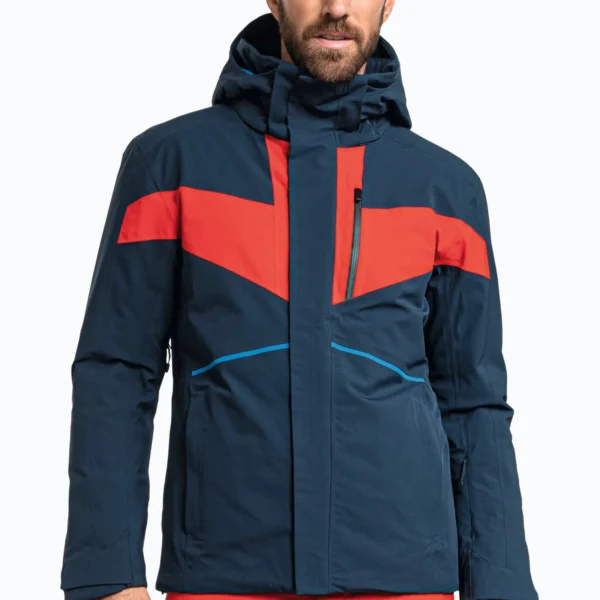 Men's Down Ski Jacket - 700 Fill Power Insulated Winter Coat Black