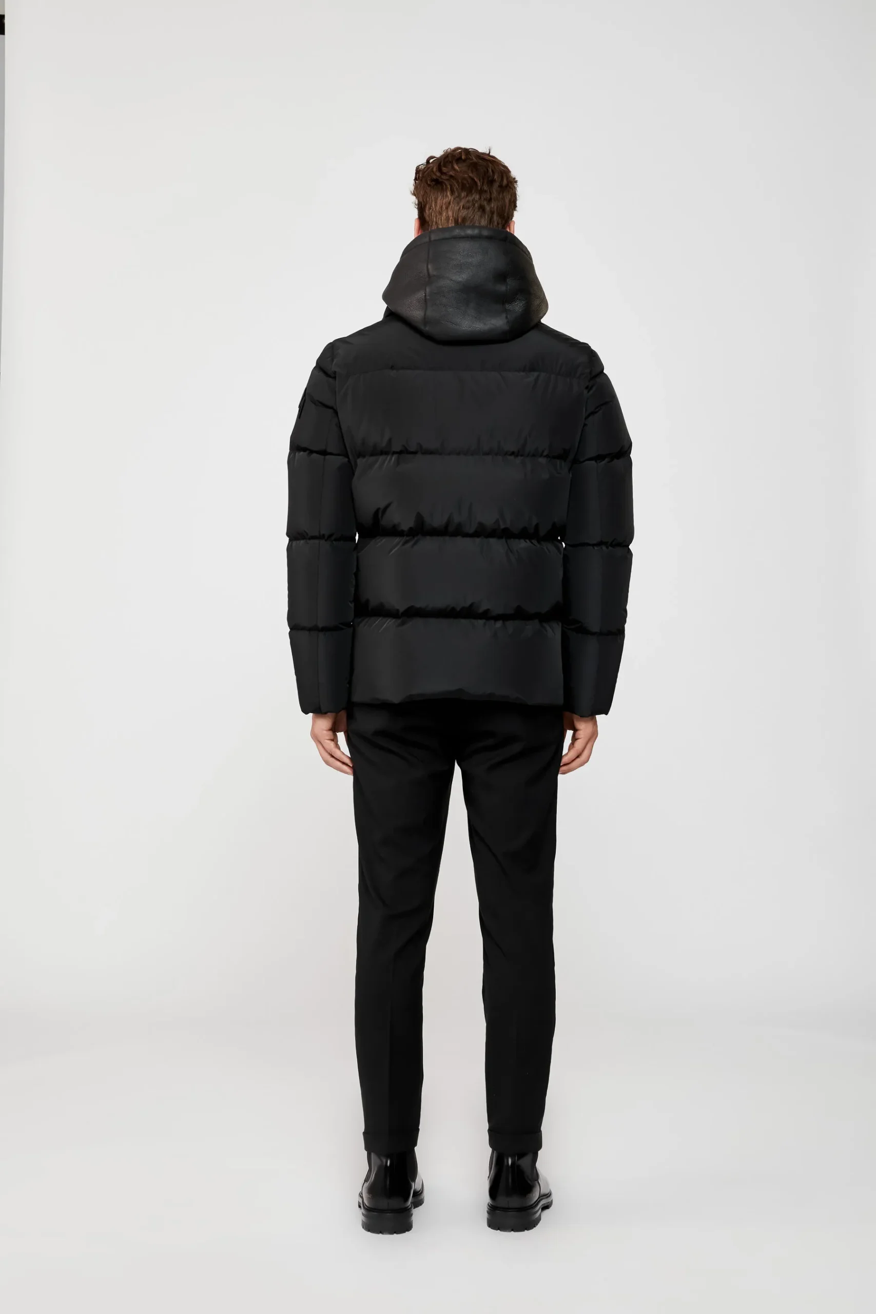 Men's Elite Puffer Jacket - Premium 800 Fill Down Coat Navy Five Oceans Garment Men's Elite Puffer Jacket - Premium 800 Fill Down Coat Navy - Image 2