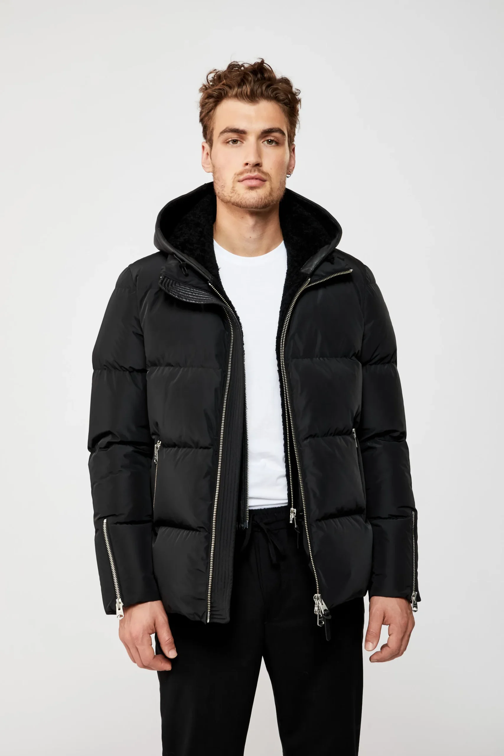 Men's Elite Puffer Jacket - Premium 800 Fill Down Coat Navy Five Oceans Garment Men's Elite Puffer Jacket - Premium 800 Fill Down Coat Navy - Image 4