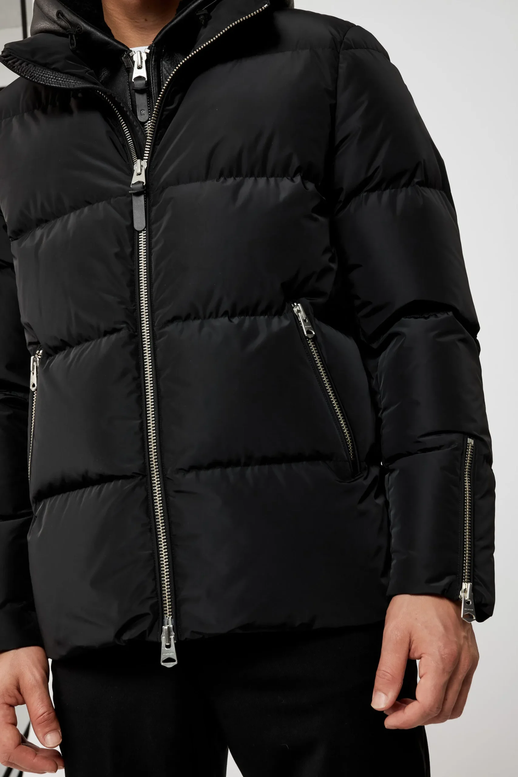Men's Elite Puffer Jacket - Premium 800 Fill Down Coat Navy Five Oceans Garment Men's Elite Puffer Jacket - Premium 800 Fill Down Coat Navy - Image 5