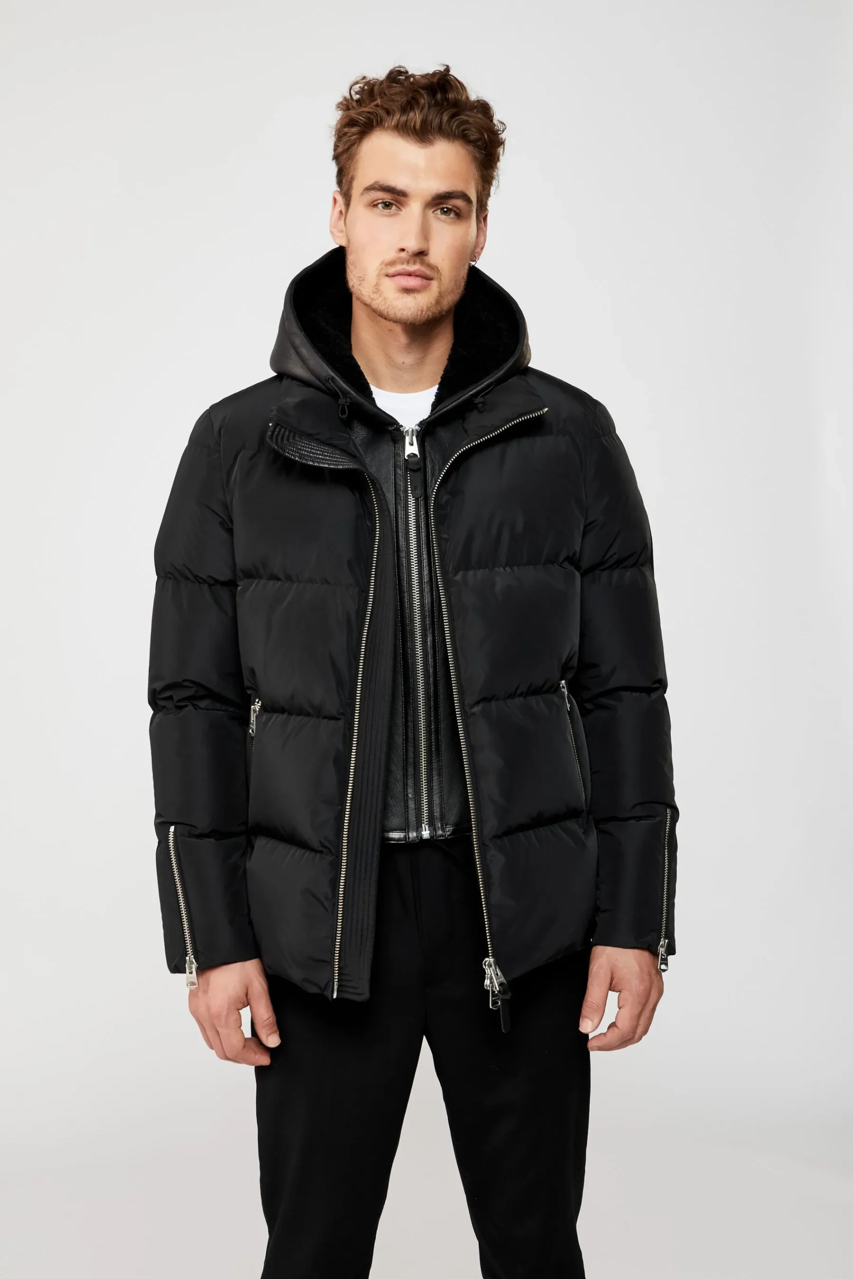 Men's Elite Puffer Jacket - Premium 800 Fill Down Coat Navy Five Oceans Garment Men's Elite Puffer Jacket - Premium 800 Fill Down Coat Navy