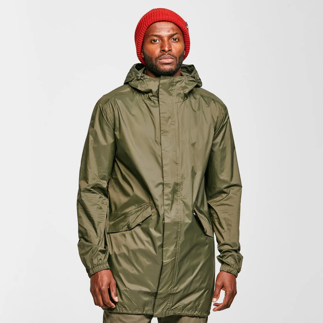 Men's Fishing Rain Jacket - Angler Waterproof Coat Green Five Oceans Garment Men's Fishing Rain Jacket - Angler Waterproof Coat Green