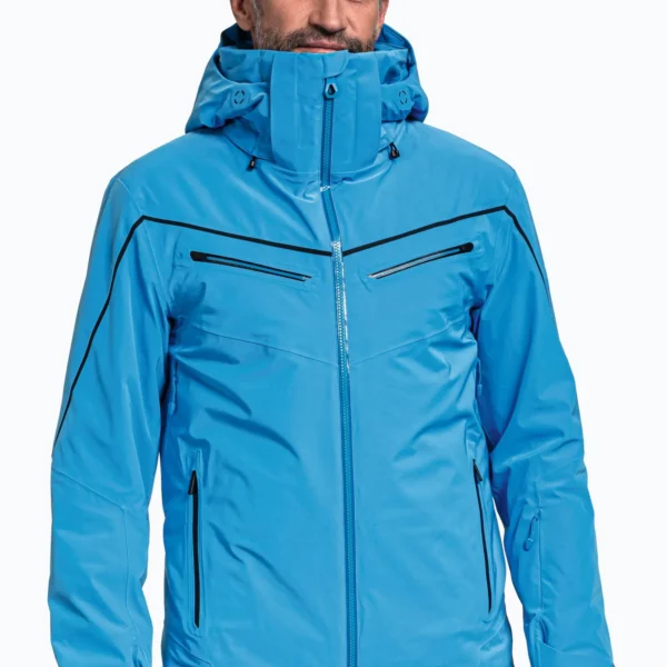 Men's Intermediate Ski Jacket - All-Mountain Waterproof Coat Blue