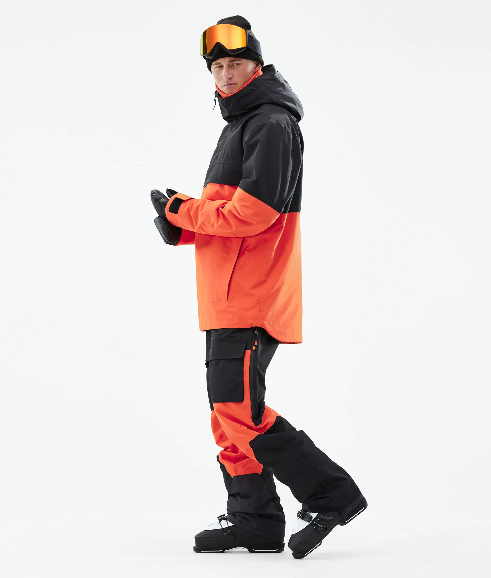 Men's Layering Ski Jacket - Versatile 3-in-1 Winter Coat Black Five Oceans Garment Men's Layering Ski Jacket - Versatile 3-in-1 Winter Coat Black - Image 2