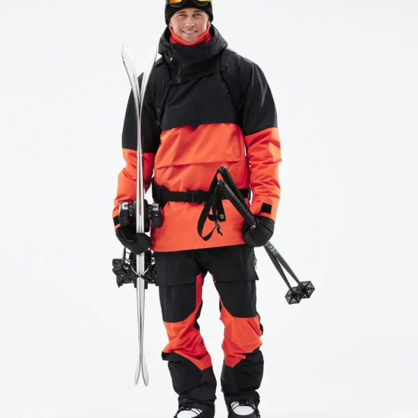 Men's Layering Ski Jacket - Versatile 3-in-1 Winter Coat Black