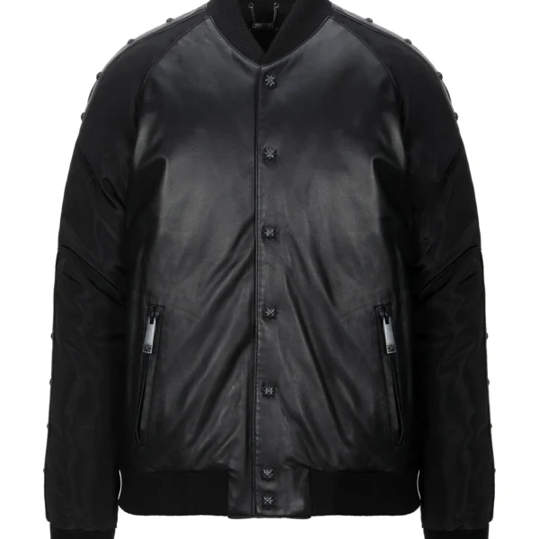 Men's Softshell Bomber Jacket - Breathable Winter Jacket Black