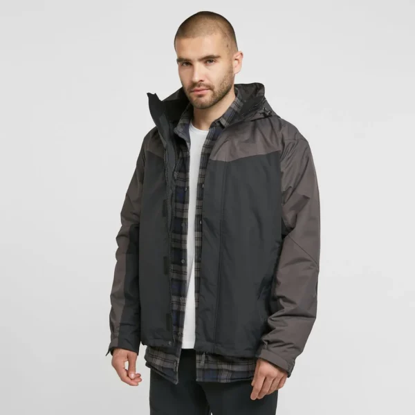 Men's Sports Rain Jacket - Golf Fishing Shell Grey