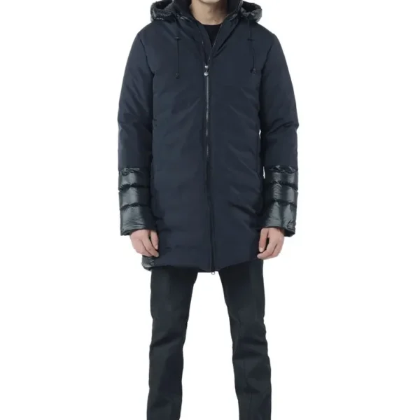 Men's Storm Parka Coat - Windproof Waterproof Winter Jacket Graphite