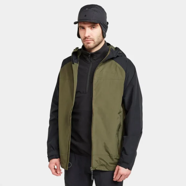 Men's Street Rain Jacket - Modern City Coat Green