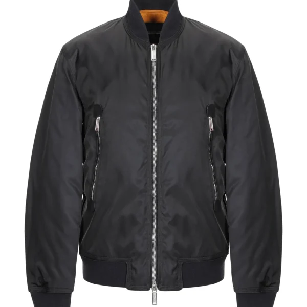 Men's Technical Bomber Jacket - Performance Winter Coat with Ventilation Grey