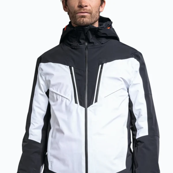 Men's Thermal Ski Jacket - Body-Mapped Insulation Coat White