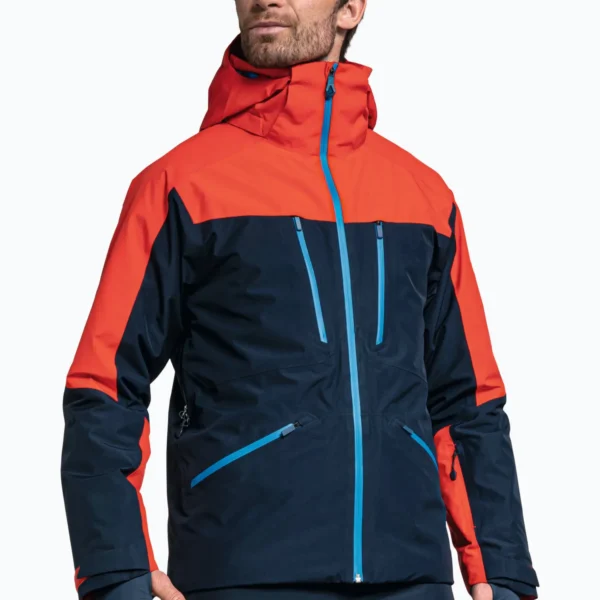 Men's Touring Ski Jacket - Lightweight Shell for Ski Mountaineering Blue