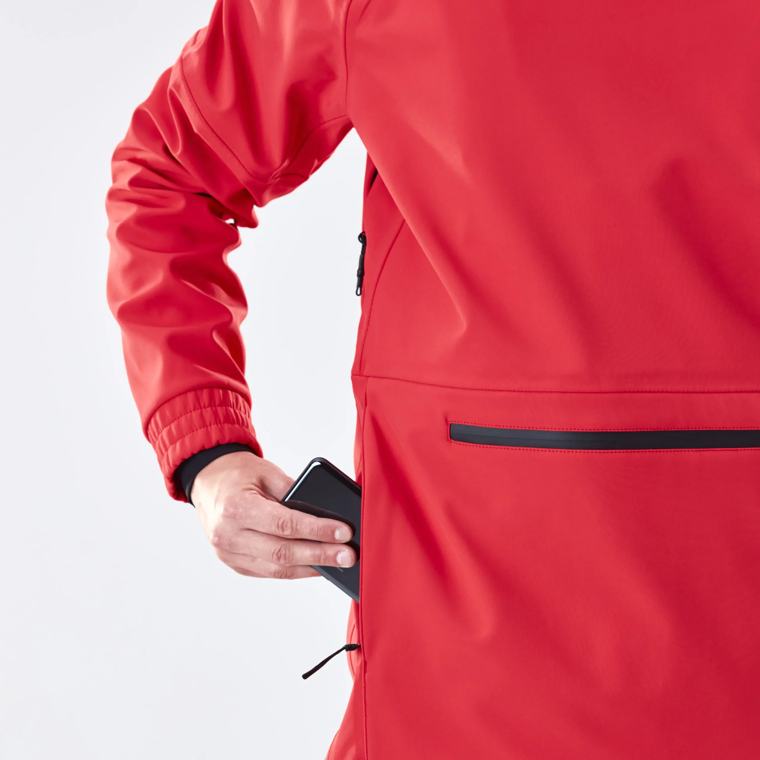Men's Warm Ski Jacket - High-Loft Insulated Winter Coat Red Five Oceans Garment Men's Warm Ski Jacket - High-Loft Insulated Winter Coat Red - Image 4