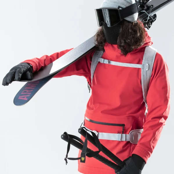 Men's Warm Ski Jacket - High-Loft Insulated Winter Coat Red