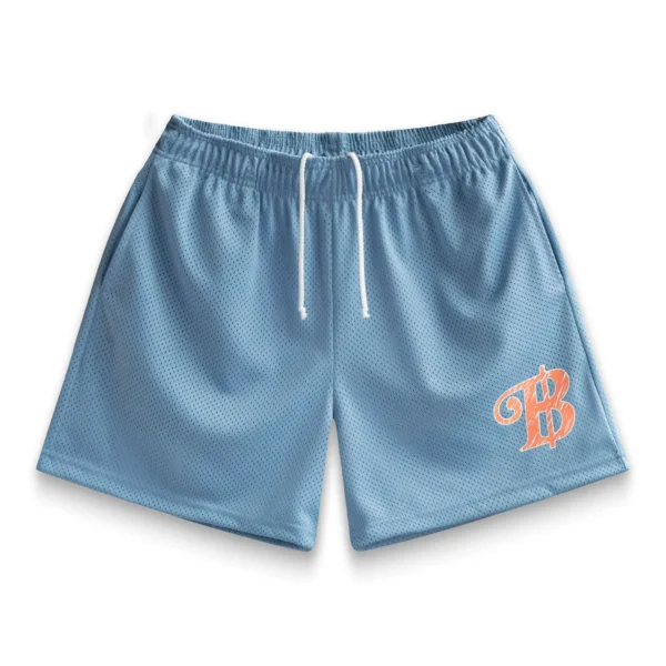 Heritage Athletic Shorts - Classic Stripe Design Shorts Grey