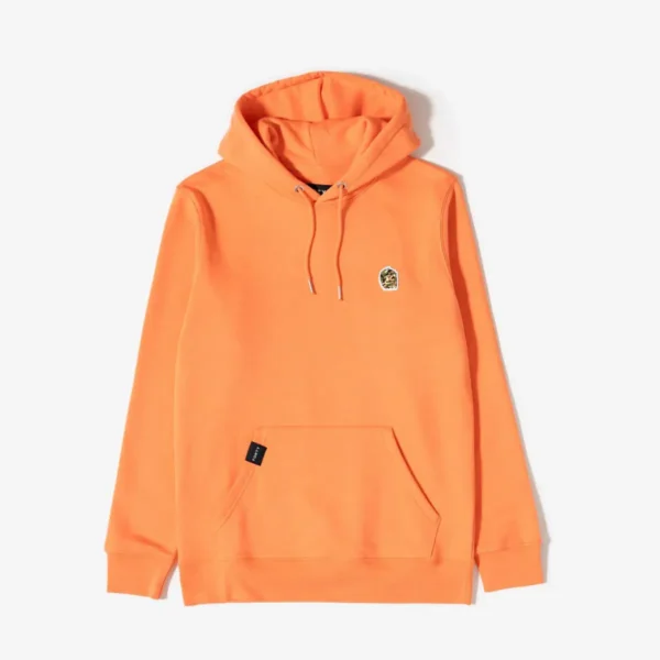 Unisex Heavyweight Hoodie - 350gsm Cotton Fleece Streetwear Orange