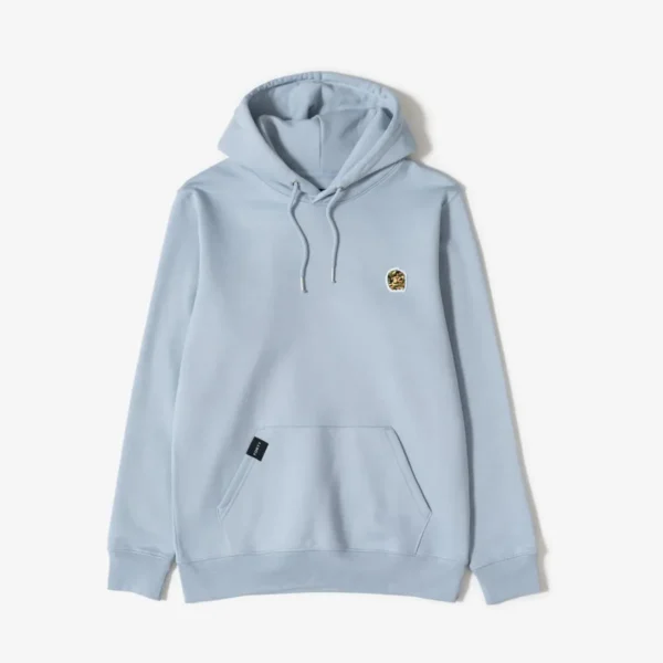 Unisex Organic Cotton Hoodie - Eco-Friendly Sustainable Pullover Blue