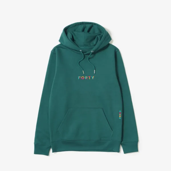 Unisex Sustainable Hoodie - Recycled Cotton Blend Pullover Green