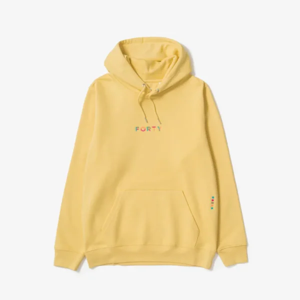 Unisex Vintage Hoodie - Retro Wash Cotton Pullover Yellow