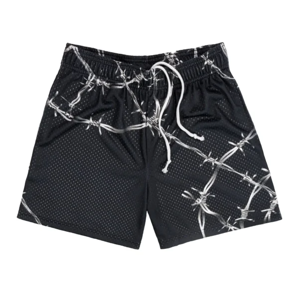 Vintage Athletic Shorts - Retro Style Running Shorts Red