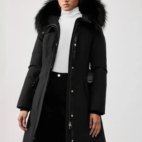 Women's 3-in-1 Parka System - Removable Liner Winter Jacket Black