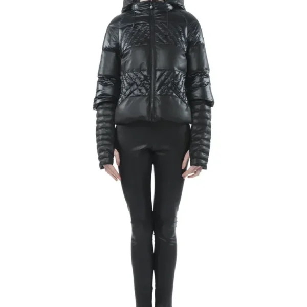 Women's All-Day Puffer Jacket - Extended Wear Winter Coat Grey