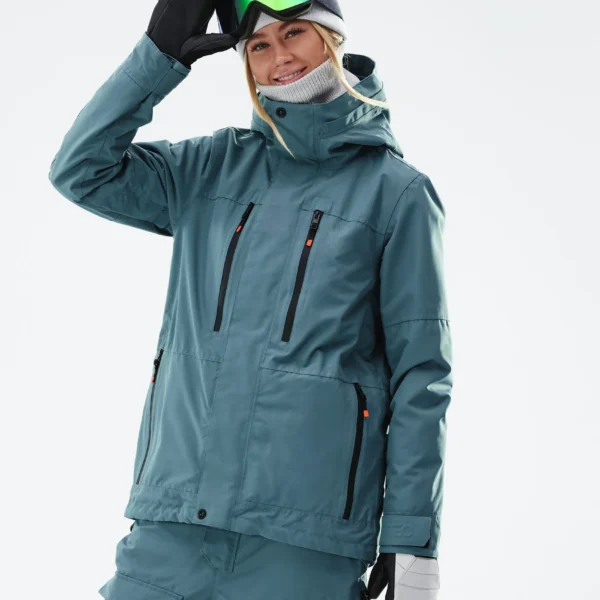 Women's Beginner Ski Jacket - Entry-Level Insulated Winter Coat Blue