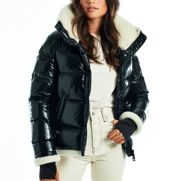 Women's Certified Puffer Jacket - Approved Down Coat Black