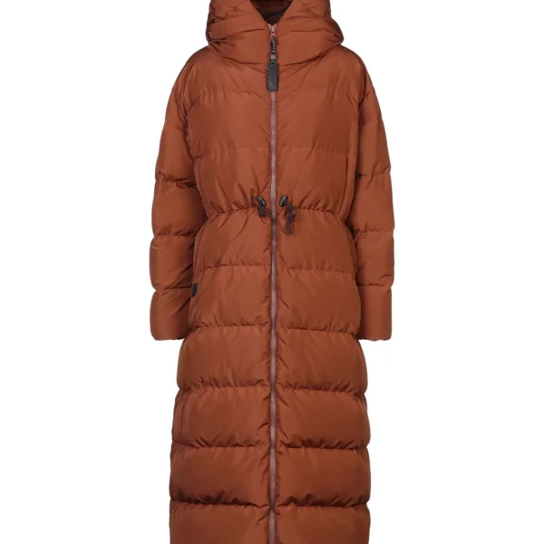 Women's Classic Puffer Jacket - Traditional Quilted Winter Coat Red