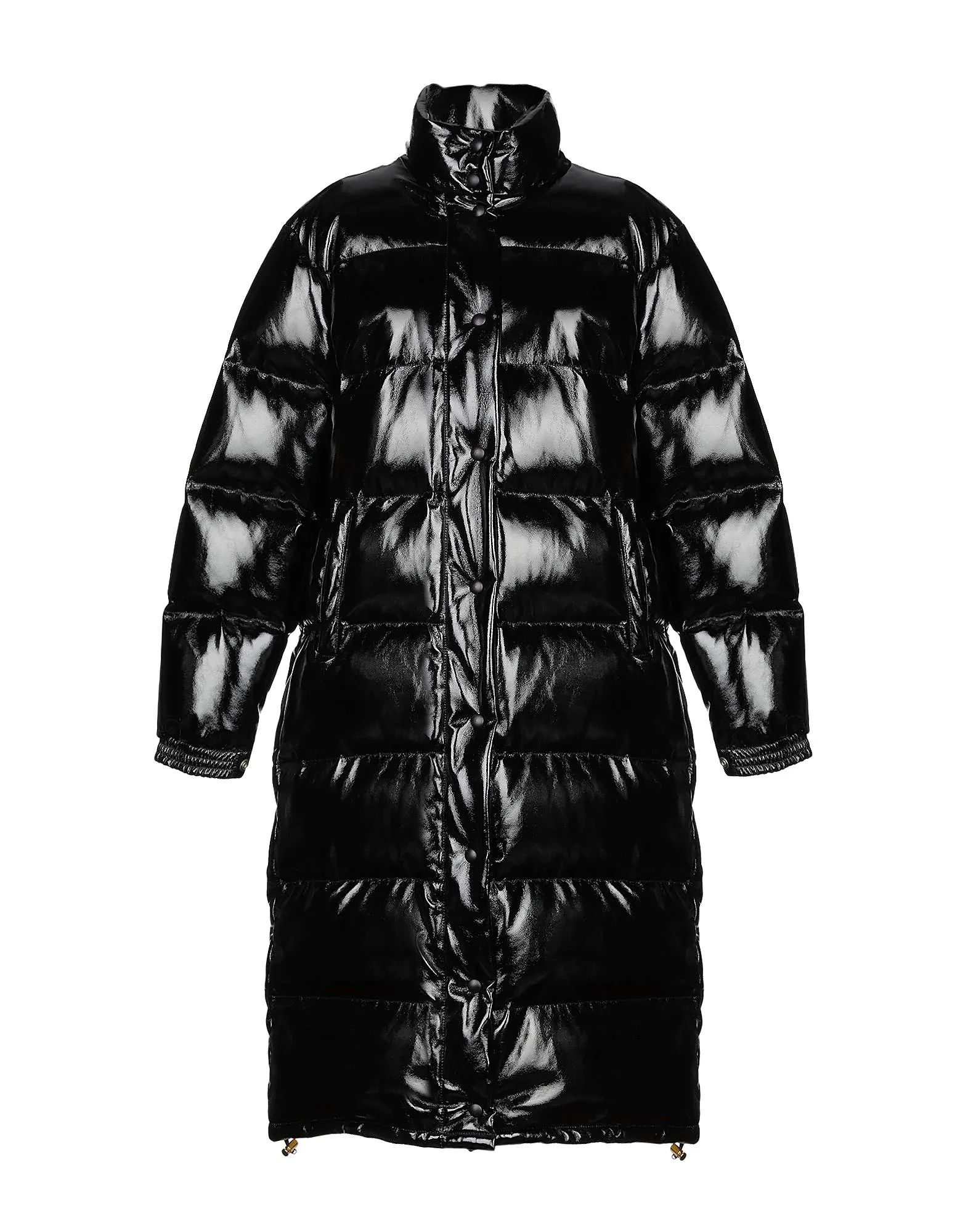Women's Eco Puffer Jacket - Recycled Materials Winter Coat Black Five Oceans Garment Women's Eco Puffer Jacket - Recycled Materials Winter Coat Black