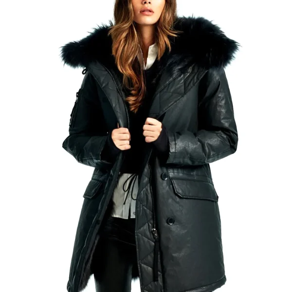 Women's Expedition Down Parka - 800 Fill Power Mountaineering Winter Jacket Navy