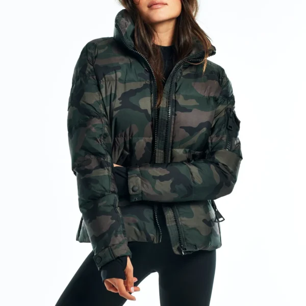 Women's Faithful Puffer Jacket - Loyal Down Coat Camo