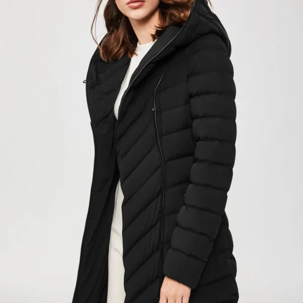 Women's Heritage Puffer Jacket - Timeless Design Winter Coat Black