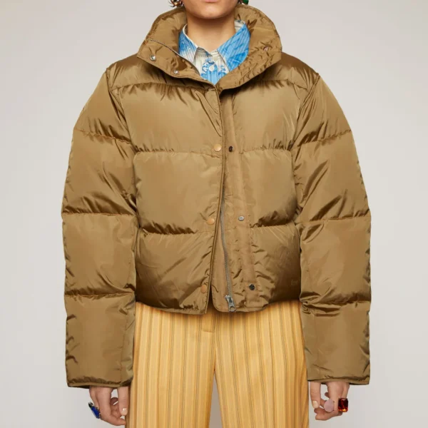 Women's Lightweight Down Jacket - Packable Travel Puffer Jacket Khaki