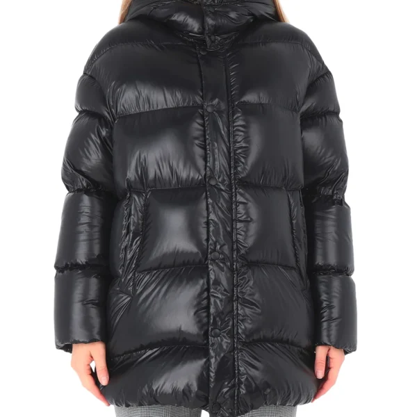 Women's Portable Puffer Jacket - On-the-Go Down Coat Black