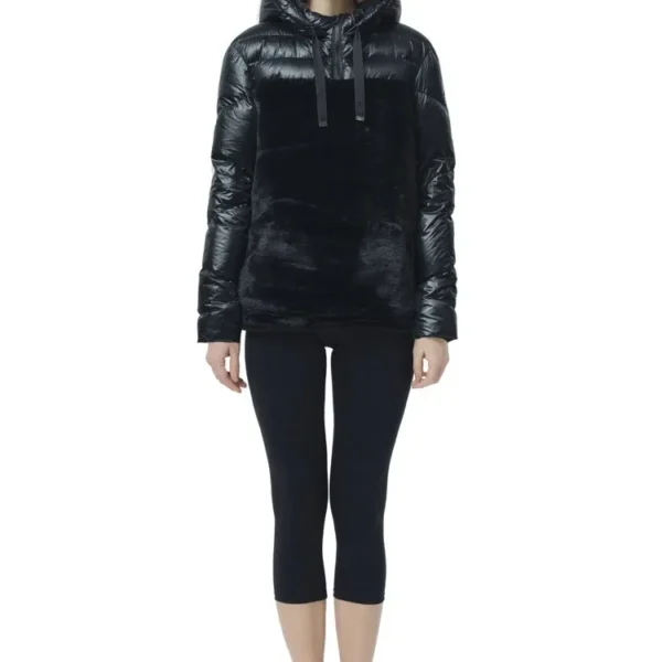 Women's Premium Puffer Jacket - Designer Winter Coat Black