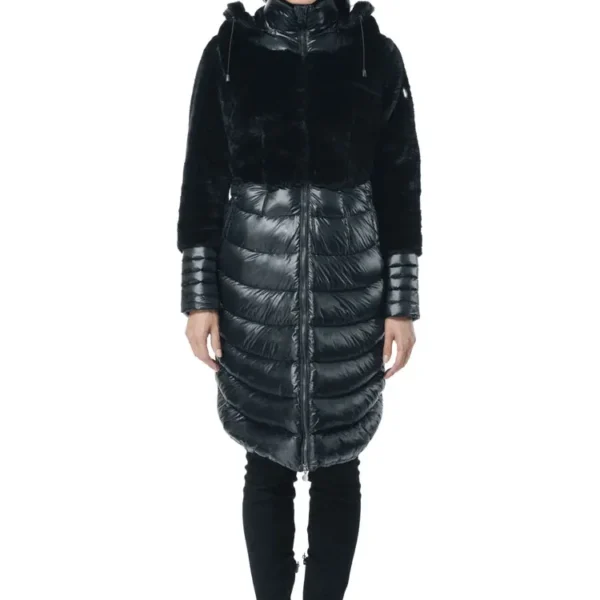 Women's Pro Down Jacket - Performance Grade Puffer Coat Black