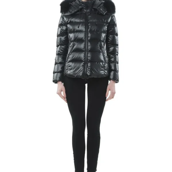 Women's Ski Puffer Jacket - Snow Sports Winter Jacket Grey
