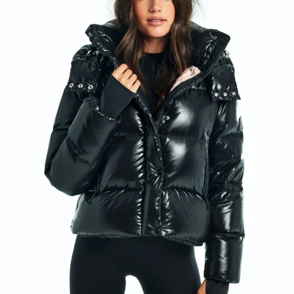 Women's Timeless Puffer Jacket - Ageless Winter Coat Black