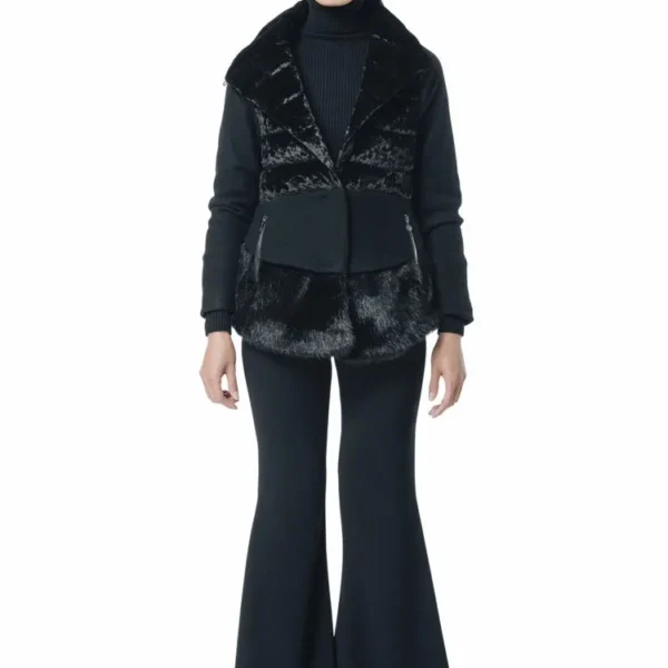 Women's Traditional Puffer Jacket - Classic Quilted Down Coat Navy