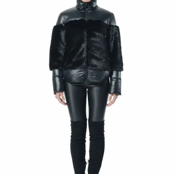 Women's Versatile Puffer Jacket - Multi-Occasion Down Coat Navy